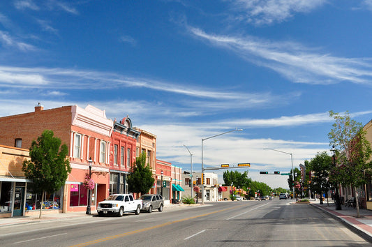 Aztec, NM in San Juan County. By Kent Kanouse